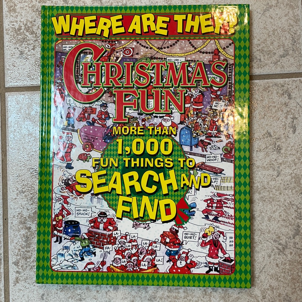 New Where Are They Search  Find Christmas Book